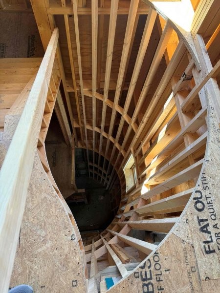 Spiral Staircase Framing