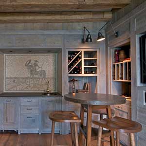 Wine Room Addition - Cliffs at Glassy - Luxury Homebuilder The Carver Group